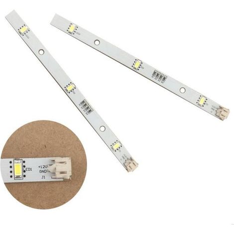 2x Bande Lumineuse Led Pour Réfrigérateurs Congélateurs Rongsheng Hisense Logik Mddz-162a 1629348 (1/4)
