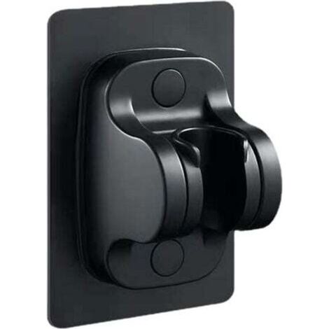 2 pièces support de pomme de douche amovible support de pomme de douche à main réglable support de pomme de douche puissant sans ventouse sans support de tuyau de douche poinçon, 12.5x8x5.5cm