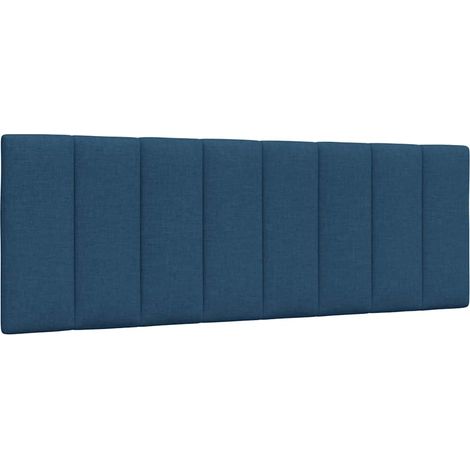 Cuscino Testiera Hanko Blu 140 cm in Tessuto vidaXL (1/5)
