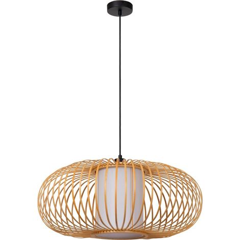 Lampe suspendue Thuline Ø Look bois de 60 cm - 05457/60/72 (1/3)