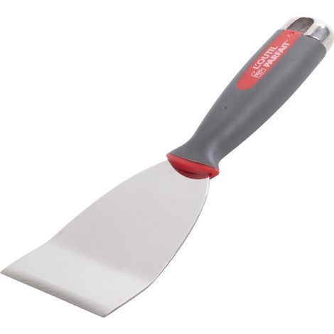 L'Outil Parfait – Riflard courbé alu choc 20° – Manche ergonomique bi-matière – Lame acier inoxydable 1.5mm – Pour espaces confinés