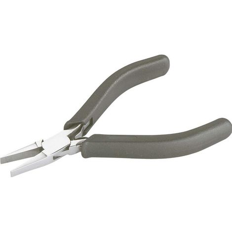Pince à bec plat SAM, L. (hors tout) 130 mm, L. (mâchoire) 25mm, 1 pièce(s) ( Prix pour 1 ) (1/4)