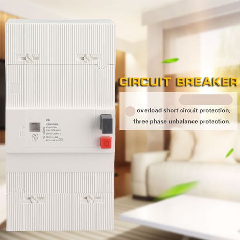Interrupteur pneumatique de protection contre les coupures de courant, 30-60 A, 4 pôles, 50 Hz/60 Hz (1/5)