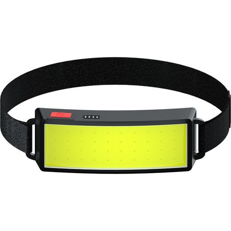 Rechargeable COB LED Headlamp - Ultra Bright Lightweight - 500 Lumens - 3 Lighting Modes - Adjustable USB Headlamp for Camping, Hiking, Fishing [Energy Class A+++] (1/5)