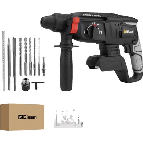 Marteau Électrique, Moteur Sans Balais, Modes Polyvalents, Pas de batterie pas de prise (1/2)