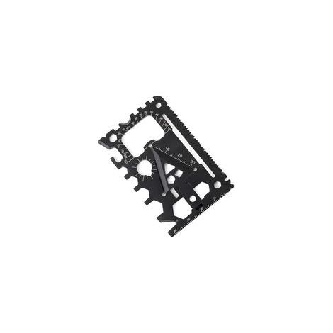 lot de 2 Outil de poche multifonction 18 en 1 - Outil de survie en acier inoxydable - Outil de poche (1/5)