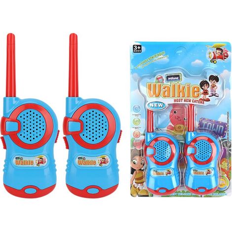 FlkwoH Two Bleu. Talkie-walkie rechargeable, USB Type C avec fonction VOX pour jeux d'aventure, randonnée, cyclisme.-AquaForge (1/3)