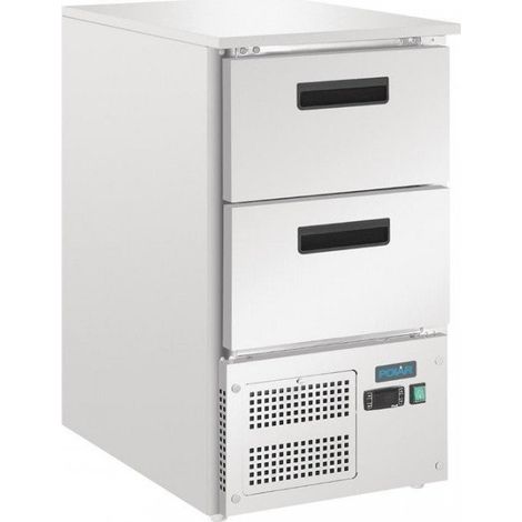 Table inox réfrigérée positive 2 x GN 1/1, 100 W, 220 V - MONO