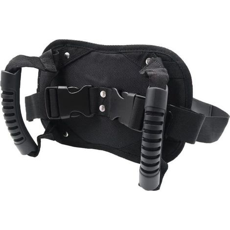 Cekell Poignée Passager Moto Universelle, Robuste Ceinture de Sécurité Passager moto, Harnais Moto Passager Réglable (1/4)