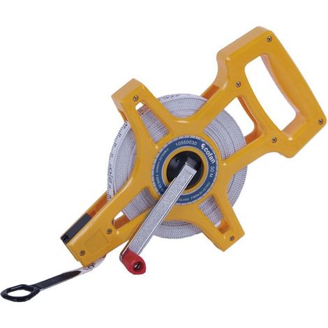 Cinta Métrica Fibra Vidrio Con Mango 50m