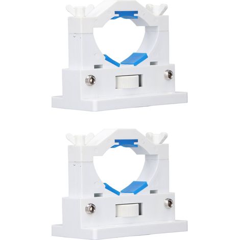 Lot de 2 supports tube laser en ABS réglables hauteur diamètre 50-80mm avec molette fixation rapide (1/5)