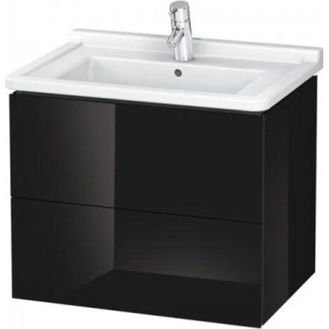 Duravit L-Cube Meuble sous-lavabo suspendu, 2 tiroirs, 670mm, (1/4)