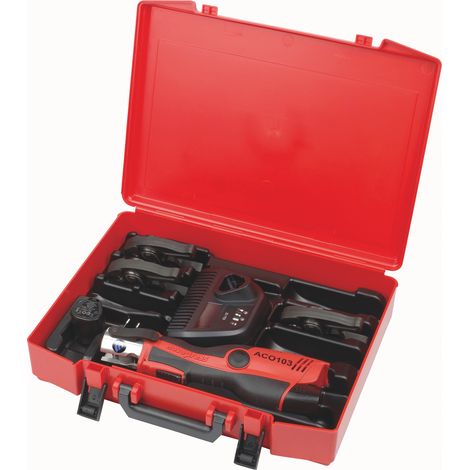 Ensemble d'outils de pressage sans fil ACO103 BT 4,0 Ah, 3 PB1 VM