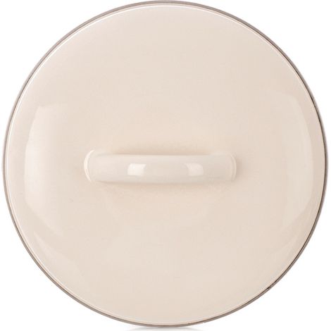 Tapa metálica de acero esmaltado para ollas y sartenes, 14 cm (1/4)