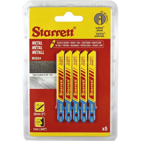 Bu224-5 Metal Cutting Jigsaw Blades Pack Of 5 (1/3)