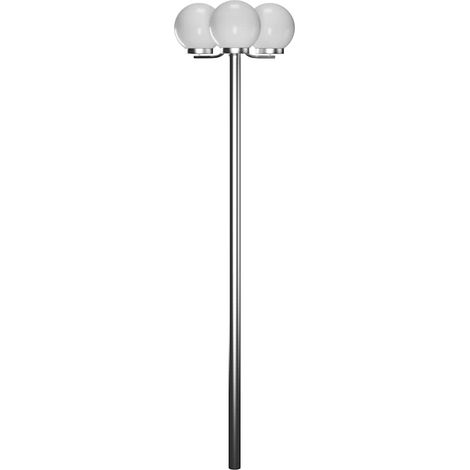 vidaXL Garden Lamp Post 3 Lamps 220 cm