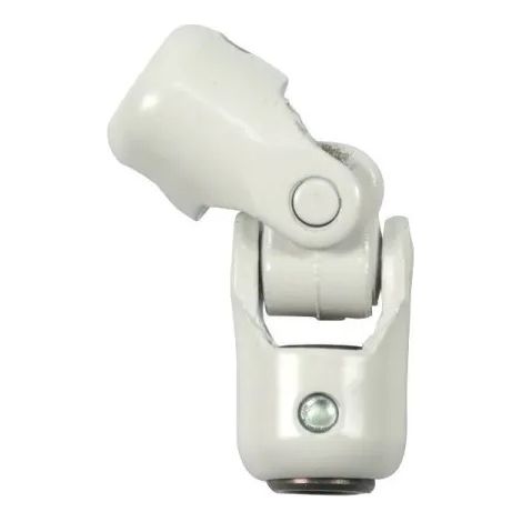 Giunto a ginocchiera per tapparelle, quadrato 7 mm, asta 12 mm, acciaio bianco