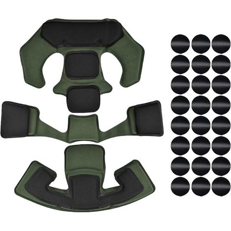 Imbottitura per casco, rivestimento interno per casco tattico, kit di ricambio universali per casco (1/5)
