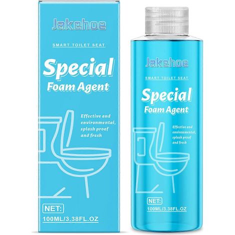 Solution nettoyante moussante pour WC intelligents, agent nettoyant anti-éclaboussures, accessoires de salle de bain. Quantité : 1 pièce. (1/4)