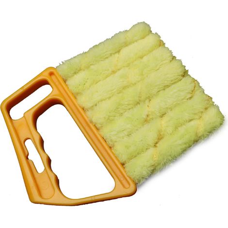 Cepillo de limpieza para persianas verticales, cepillo de limpieza extraíble, cepillo de limpieza de malla (1/4)