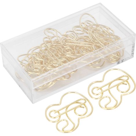 22Pcs Cloud Paperclip Decorative Cute Clip Document Organizing Office Accessories (1/5)