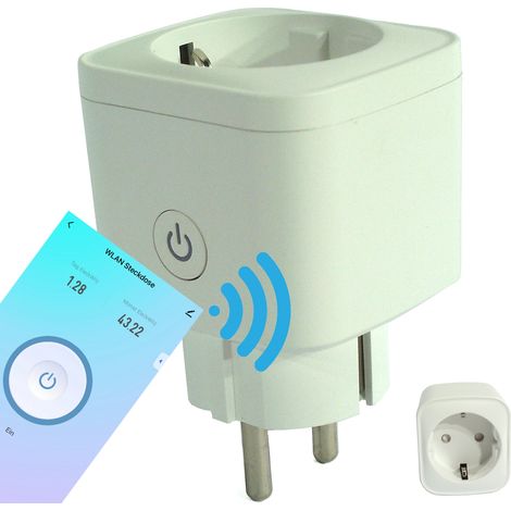 Intelligente Steckdose WiFi Smart Plug 16A WLAN Energiemonitor 15824 (1/5)
