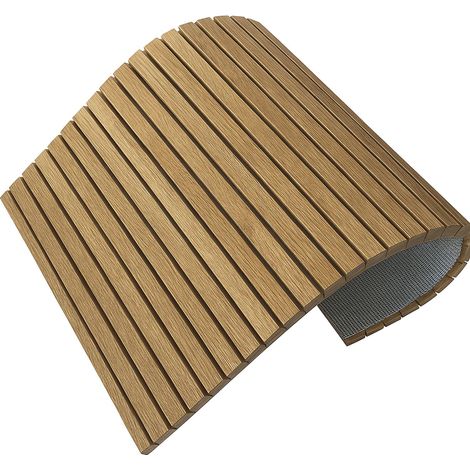 Standard Rollladenmatte, Breite 600 mm, Länge 2400 mm, Eiche roh
