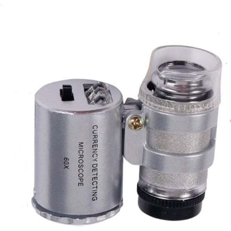 60-fache LED-beleuchtete Mini-Juwelierlupe