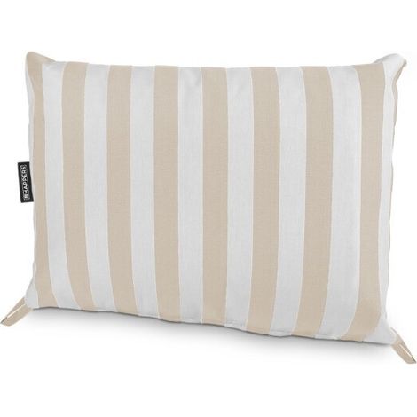 Coussin pour palette Toldotex Ecru Dossier 80x45x25 (rayé) Écru