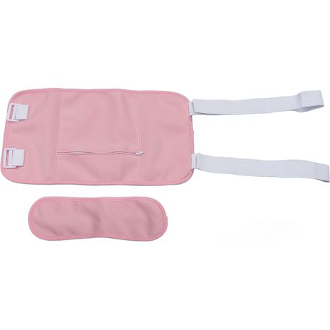 Pack Huile De Ricin - Pour Taille Et Cou - Extérieur Imperméable - Doublure Velours - Réglable Avec Élastique - Lavable En Machine - Réutilisable - 1 Pièce (1/5)