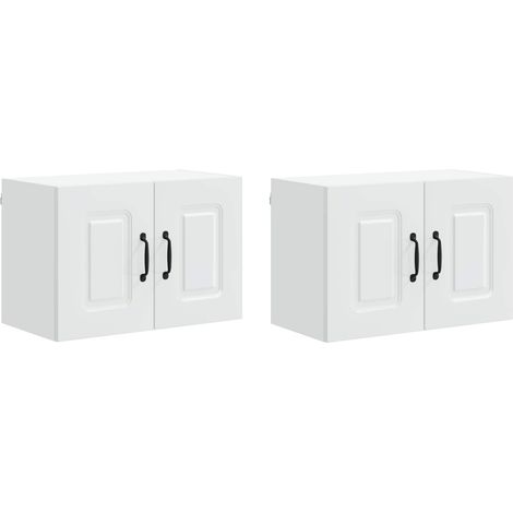 Maison Exclusive - Pannello lavastoviglie Kalmar 2 pcs Bianco 60 x 31 x 40 cm