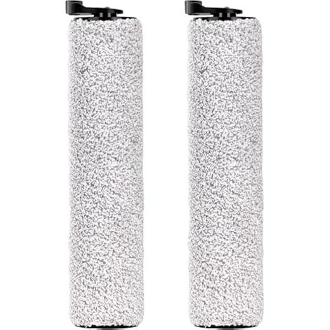 Lot de 2 rouleaux de brosse de rechange pour aspirateurs eau et poussière sans fil Tineco iFloor 3, Floor One S3 et iFloor 2 rouleaux autonettoyants en microfibre (1/4)