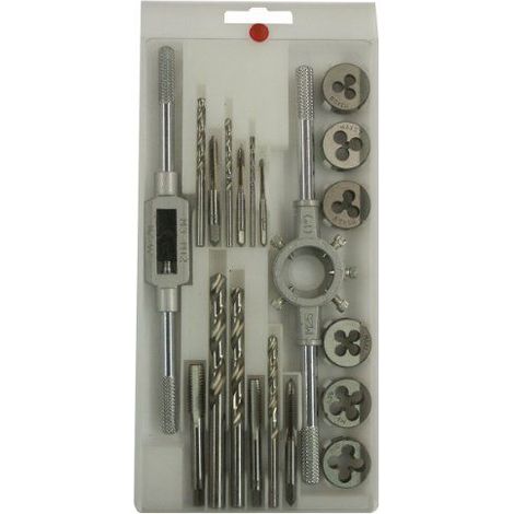 Connex COX676014 Jeu de tarauds + Filiere HSS 20 pieces (1/2)