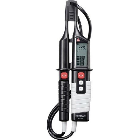 Testeur de tension à 2 pôles VOLTCRAFT VC 64 CAT III 1000 V, CAT IV 600 V Acoustique, LCD, LED 1 pc(s) (1/5)