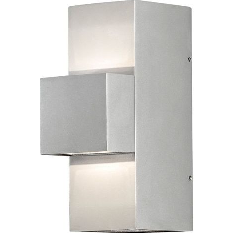 Konstsmide Imola Applique Murale Extérieure Moderne Up Down Aluminium Haute Puissance LED 3x 3W, IP54 (1/3)