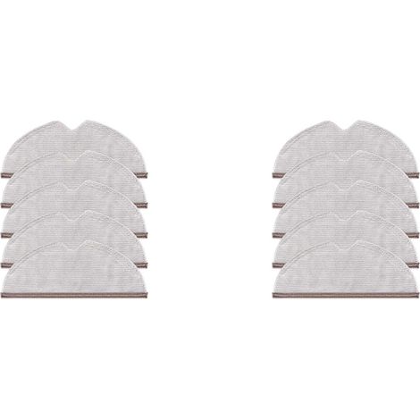 Lot de 10 accessoires pour balais-serpillères compatibles avec les aspirateurs-serpillères Xiaomi Roborock S5 MAX, S50, S55 et Roborock S6/S6 MAXV. (1/5)
