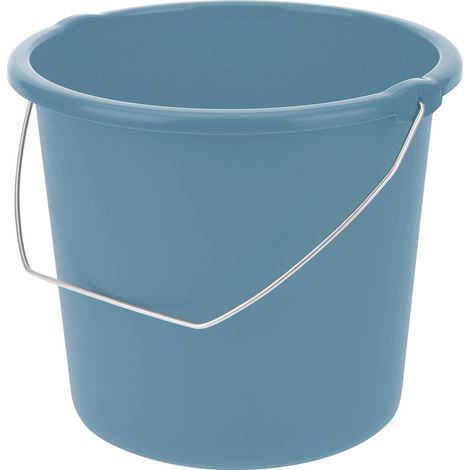 Tontarelli Eimer mit Metallbügel 10 L nordic blue Putzeimer Wassereimer Haushaltseimer