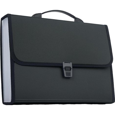 13 poches extensibles, noir Generic Classeur extensible A4, porte documents, portefeule, organisateur de documents