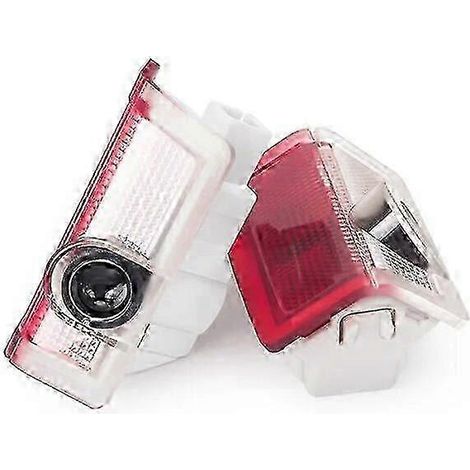 Lot 2 projecteurs LED porte MINI - Logo d'accueil - Compatible Cooper One/S/JCW R55 R56 R50 R53 R60 F55 F56 - Pour AMG uniquement (1/4)