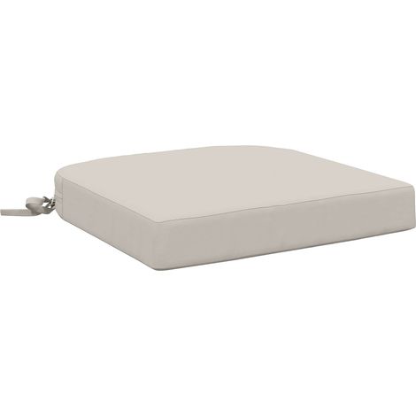 Cuscino per sedile a 1 pezzo SOEST 100% Poliestere Bianco vidaXL (1/5)