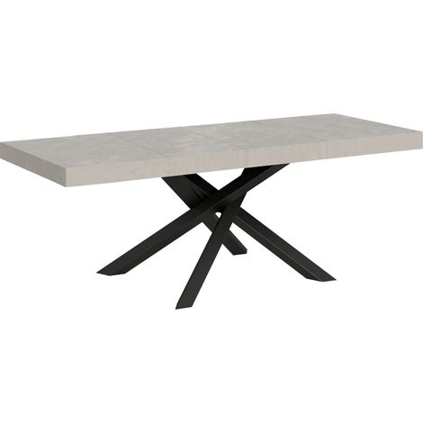 Table Extensible 160/264X90 Cm Volantis Premium Pieds Cachemire Anthracite (1/5)