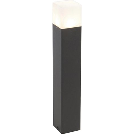 QAZQA Palo da giardino denmark - Moderno - Alluminio,Plastico - Bianco/Nero - Oblungo Max. 1 x Watt