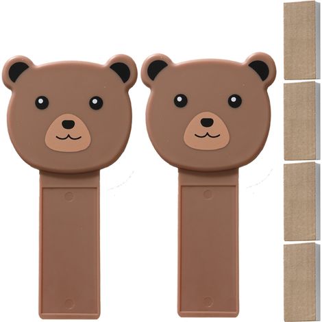 Elevador de asiento de inodoro, juego de 2, diseño de oso animado, fabricado en PP – elevador de asiento de inodoro higiénico