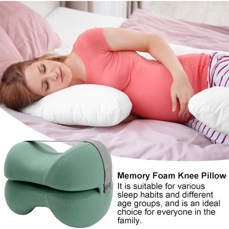Coussin pour les jambes, positionneur de jambes pour le réglage de la colonne vertébrale pendant la grossesse (vert)-AquaForge (1/4)