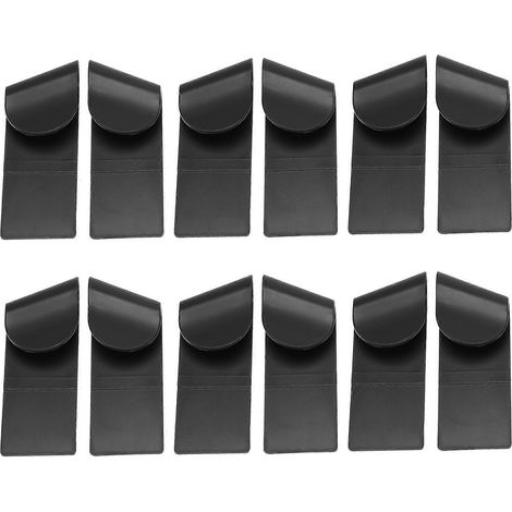 Lot de 12 pièces plastique pot pan couvercle support clip cooker pot couvercle frame support pour storing pot (1/4)