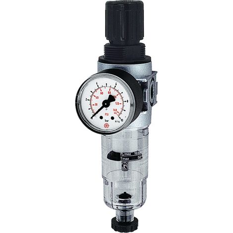 Riegler Filterregler »multifix-mini«, mit PC-Behälter, G 1/8, 0,1 - 3 bar (1/4)