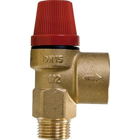 Soupape de securite a membrane CST 1/2" x 3/4" 3 bar (1/3)