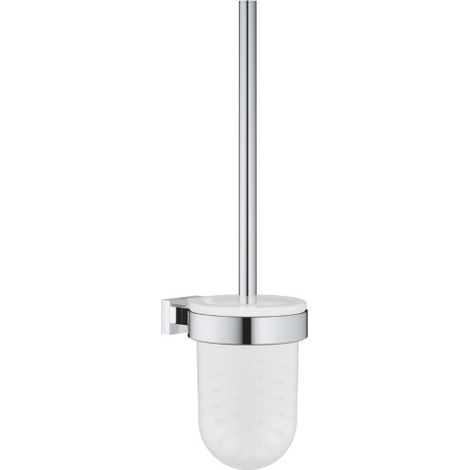 Grohe Essentials Cube Porta scopino completo cromo H 37,5 cm, accessori per il bagno con montaggio a parete (1/5)