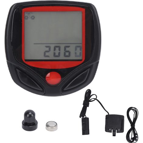 Wasserdichter Mountainbike-Computer mit LCD-Display, robuster und tragbarer Geschwindigkeitsmesser für Fahrräder (1/5)