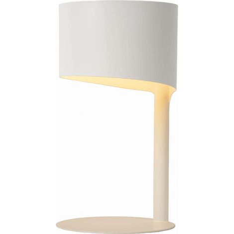 Lampada da tavolo Lucide Knulle bianca E14 40W 28,5cm (1/4)